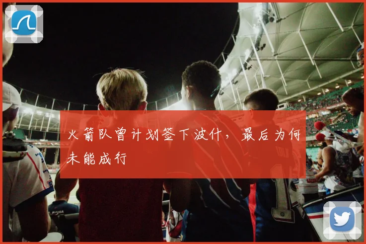 火箭队曾计划签下波什，最后为何未能成行